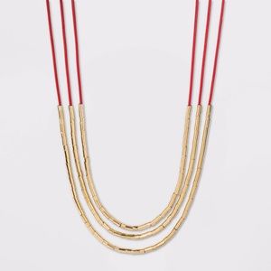 Beads Multilayer Cord Necklace - A New Day